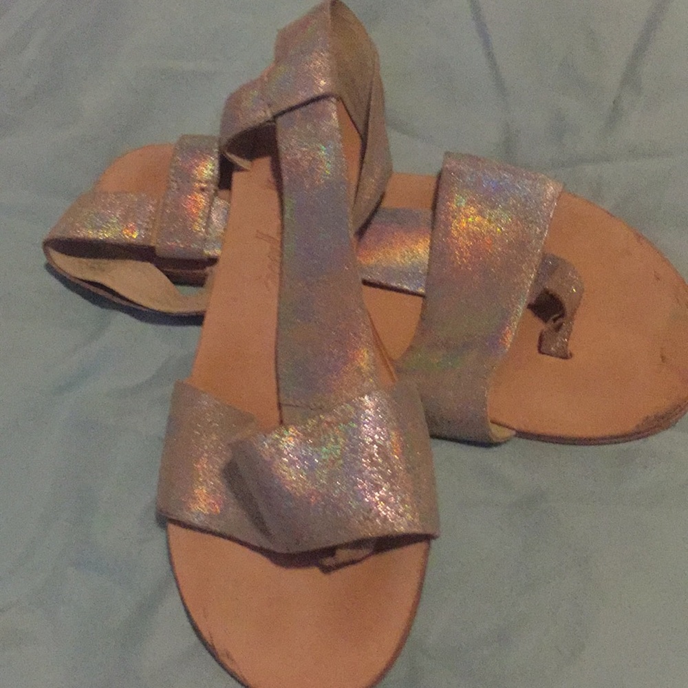 Silver Sandals Free People